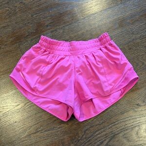 Hotty Hot Low Rise Lined short 2.5” Sonic Pink